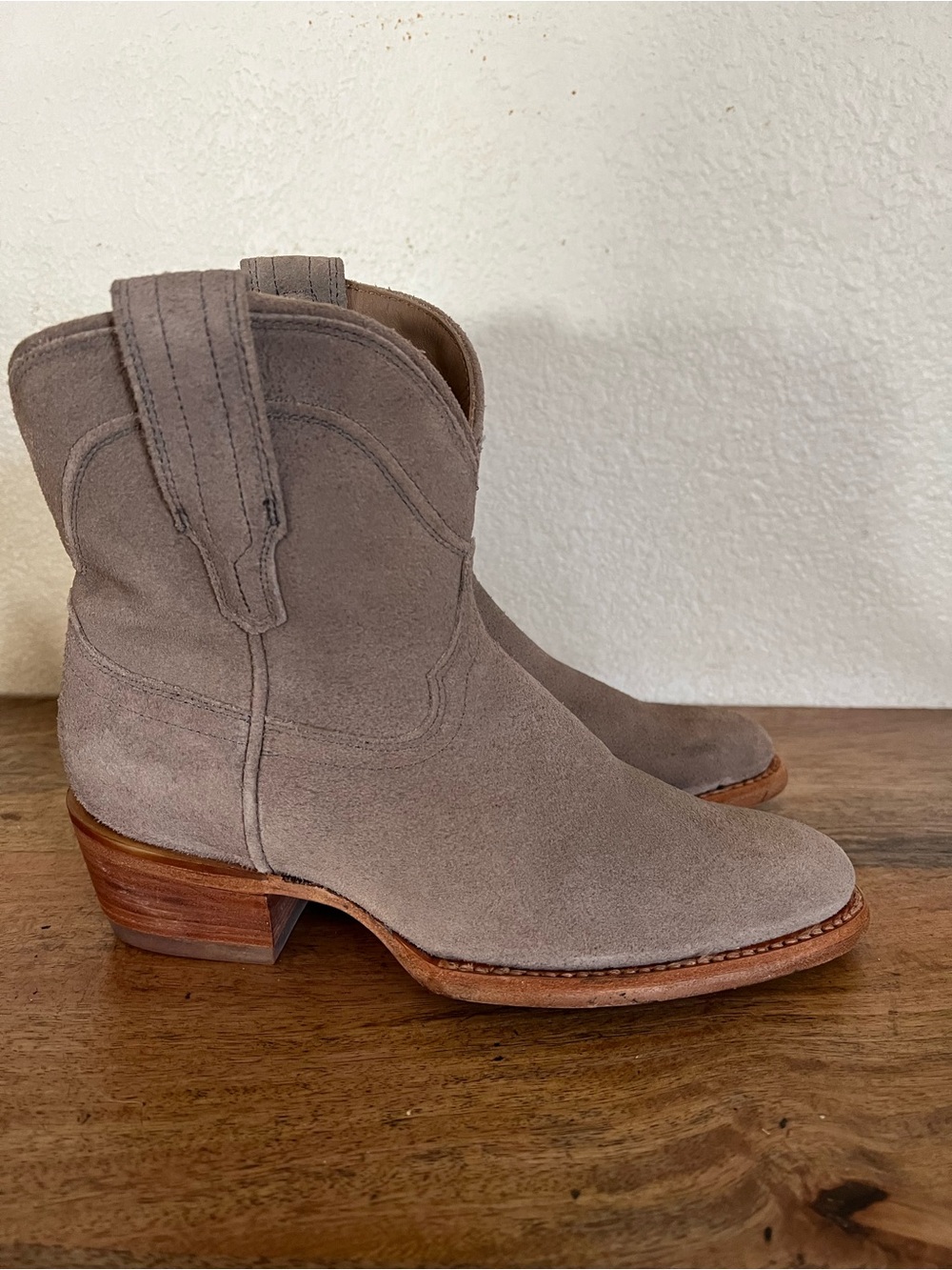Tecovas The LUCY Calfskin Cowgirl Bootie Women Size 5 B